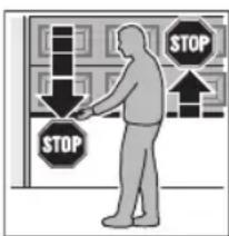 Hormann Liftronic 800 - To check the safety reversal: - 1