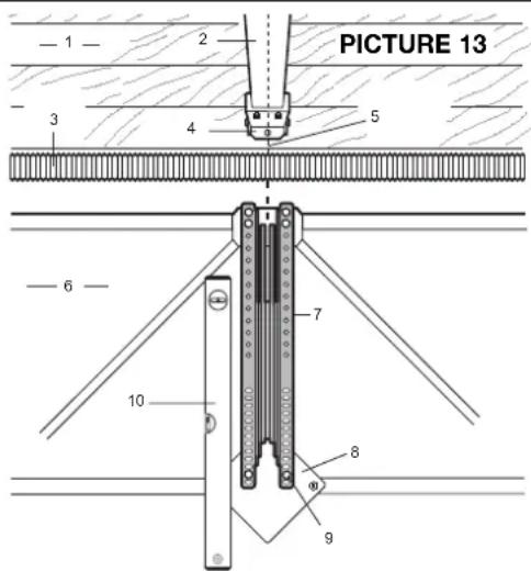 CHAMBERLAIN 1703 - Connecting the Extension Arm - 1