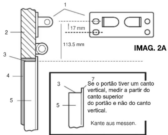 CHAMBERLAIN 1703 - Instalacao da fixacao de inclinacao - 1