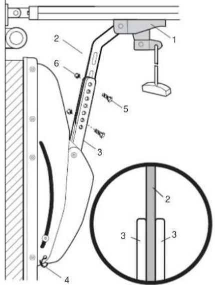 CHAMBERLAIN 1703 - Installazione standard (installato all'interno della porta) - 2