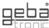 Geba Tronic Cody 13 - Lock-out function: - 1