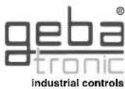 Geba Tronic Cody 13 - AnschluBplan: - 2