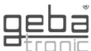 Geba Tronic TCS Cody 2 - Fonction de verrouillage: - 1