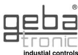 Geba Tronic TCS Cody Light - Mode d'emploi et instructions de montage TCS - cody light clavier à codes pour portes de garage - 1