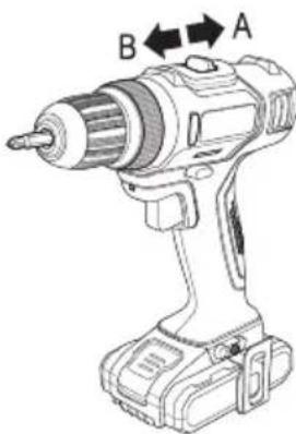 Toolcraft DD 18 V LI - e) Aan-/uitschakelaar met geintegreerde toerentalregeling - 4
