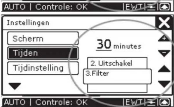 ZEHNDER ConfoControl Luxe - Tijdvertragingen instellen - 6