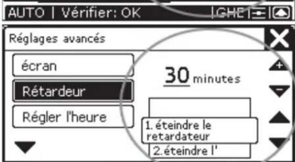 ZEHNDER ConfoControl Luxe - Réglage de retardements - 5