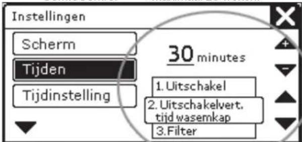 ZEHNDER ConfoControl Luxe - Tijdvertragingen instellen - 4