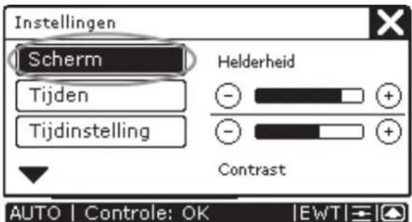 ZEHNDER ConfoControl Luxe - Scherm instellen - 3