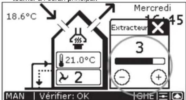 ZEHNDER ConfoControl Luxe - Réglage du débit de ventilation - 2