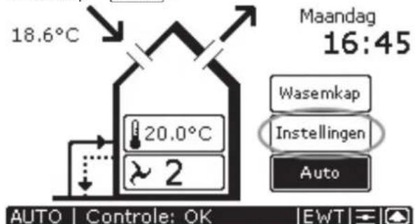 ZEHNDER ConfoControl Luxe - Tijdvertragingen instellen - 1