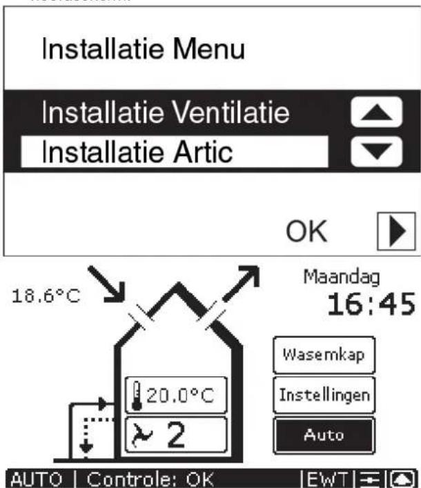 ZEHNDER ConfoControl Luxe - Terugkeren naar hoofdscherm - 2