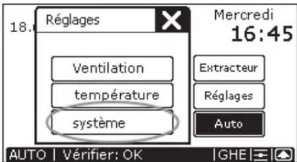 ZEHNDER ConfoControl Luxe - Réglage d'écran - 2