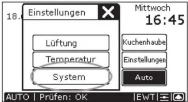 ZEHNDER ConfoControl Luxe - Sprache einstellen - 2