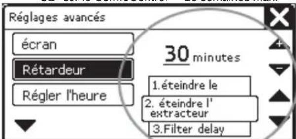 ZEHNDER ConfoControl Luxe - Réglage de retardements - 4