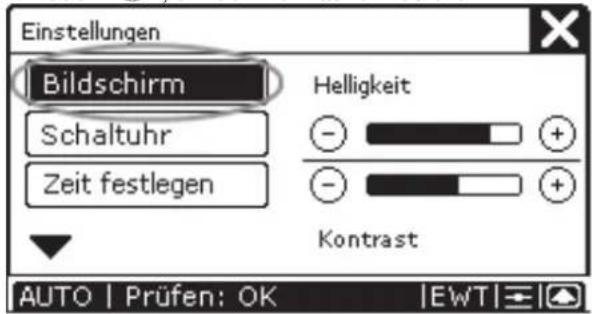 ZEHNDER ConfoControl Luxe - Display einstellen - 3