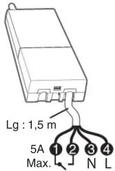 DELTA DORE Tybox 5200 - Raccordement / Connection / Anschluss / Collegamento - 5