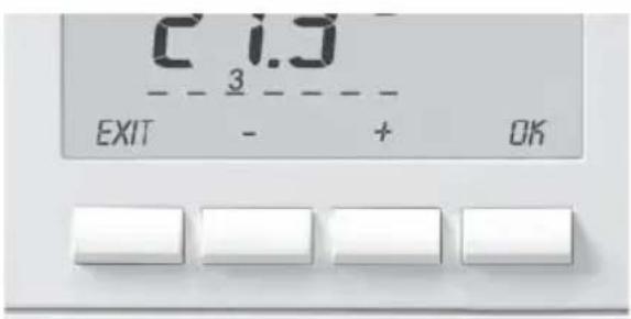 THEBEN RAM 813 top2 HF set 1 - Régler une valeur/choisir une fonction: - 1