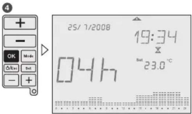Grässlin Feeling RF - Countdown-Modus - 3