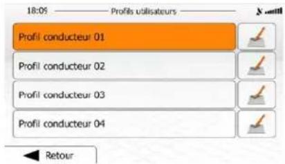 ZENEC ZE5514M (Seat) - Profils utilisateur - 1