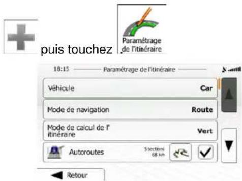 ZENEC ZE5514M (Seat) - Sur l'écran Carte, touchez - 1