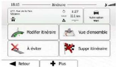 ZENEC ZE5514M (Seat) - Vérification des autres itinéraires pour un itinéraire existant - 3