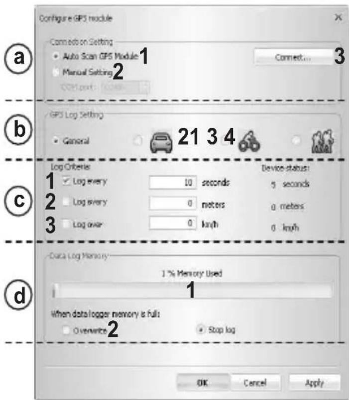 CONRAD GT730 - Verbindingsinstellungen (a) - 1