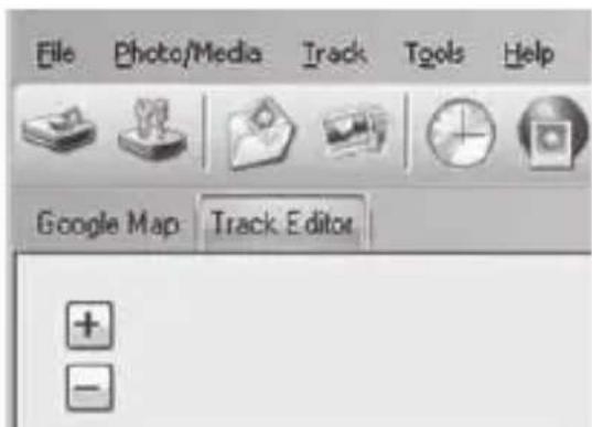 CONRAD GT730 - Tabblad „Track Editor" - 1