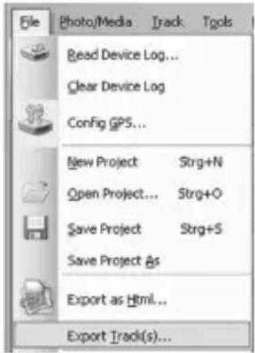 CONRAD GT730 - Enregisterr un projet - 2