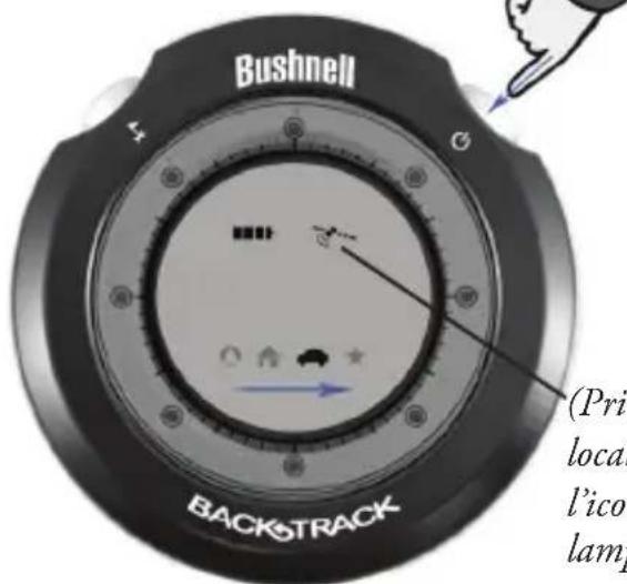 BUSHNELL BackTrack Original - Premere il tasting MODE/Power - 1
