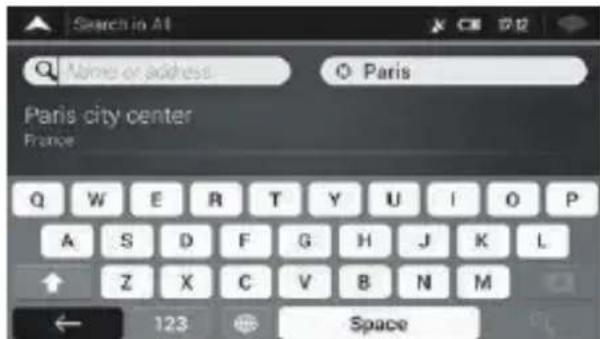 NAVGEAR StreetMate N6 - Utilisation de la recherche combinée - 2