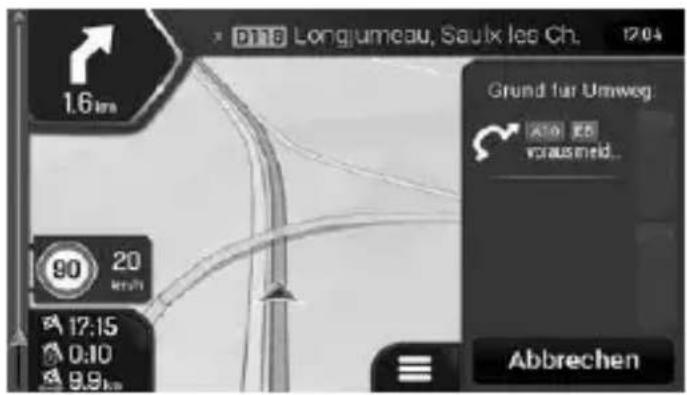 NAVGEAR StreetMate N6 - Hinweise zu Umfahrungen - 1