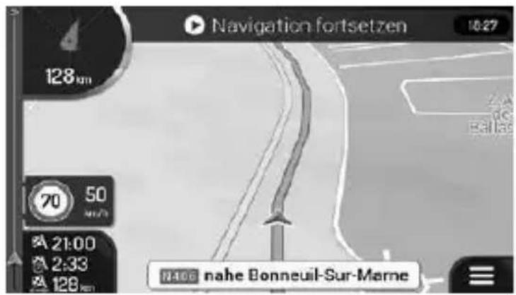 NAVGEAR StreetMate N5 - Festlegen eines neuen Ausgangspunktes - 8