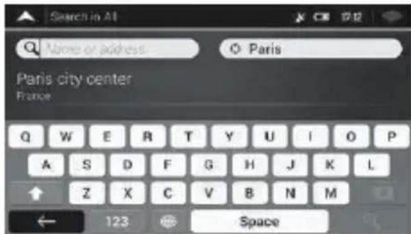 NAVGEAR StreetMate N5 - Utilisation de la recherche combinée - 2