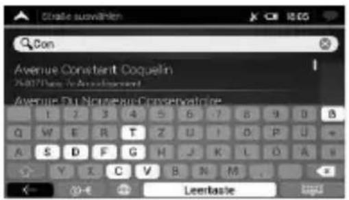 NAVGEAR StreetMate N5 - Eingabe einer Adresse - 9