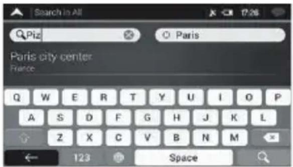 NAVGEAR StreetMate N5 - Utilisation de la recherche combinée - 3