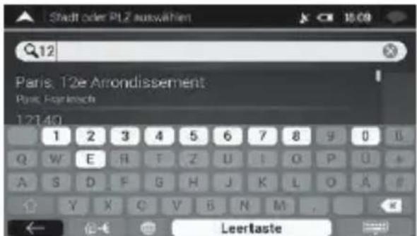 NAVGEAR StreetMate N5 - Saisie d'une adresse - 5