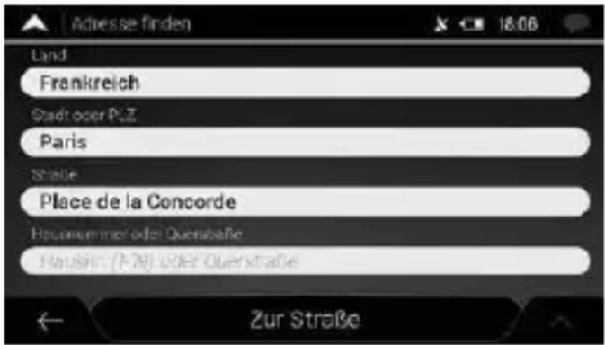 NAVGEAR StreetMate N5 - Eingabe einer Adresse - 4