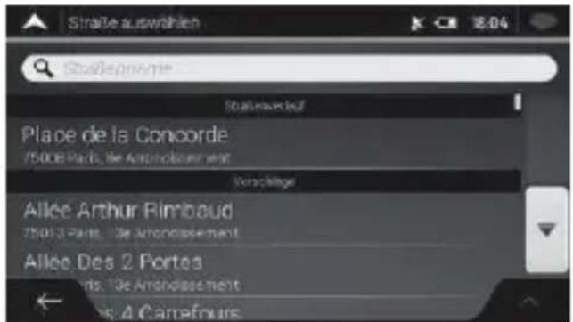 NAVGEAR StreetMate N5 - Saisie d'une adresse - 7