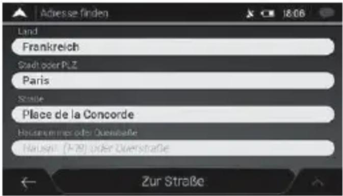 NAVGEAR StreetMate N5 - Saisie d'une adresse - 4