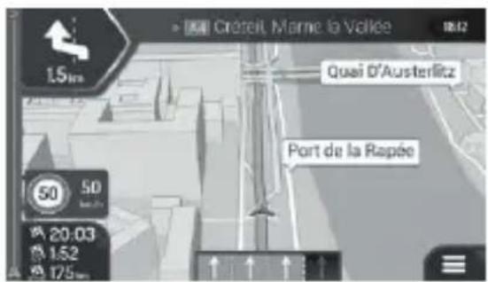 NAVGEAR StreetMate N5 - Indications de voies et panneaux de signalisation - 1