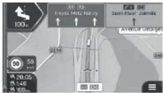 NAVGEAR StreetMate N5 - Indications de voies et panneaux de signalisation - 2