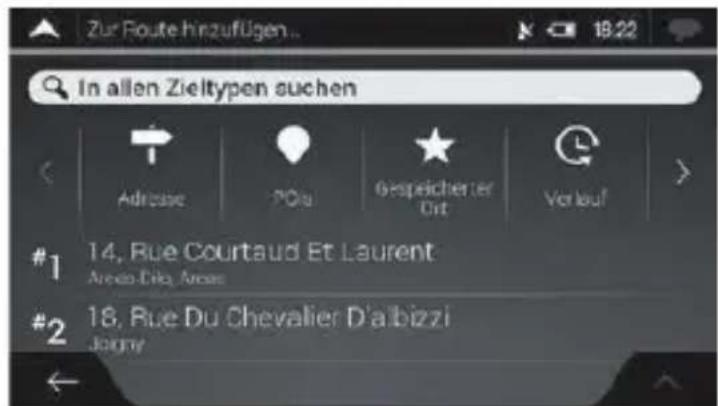NAVGEAR StreetMate N5 - Sélection d'un lieu enregistré - 3