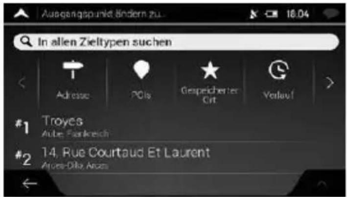 NAVGEAR StreetMate N5 - Festlegen eines neuen Ausgangspunktes - 6