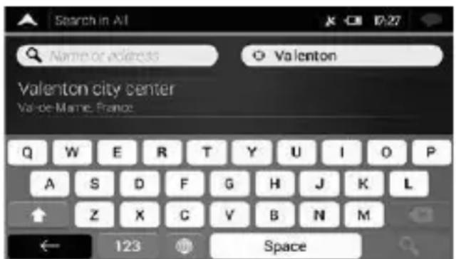 NAVGEAR StreetMate N5 - Verwendung der kombinierten Suche - 3