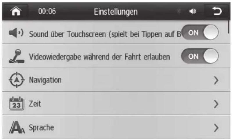 NAVGEAR StreetMate 2 PX2854675 - ALLGEMEINE SYSTEMEINSTELLUNGEN - 1