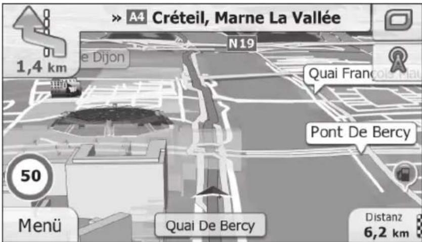 NAVGEAR StreetMate 2 PX2854675 - Aperçu des embranchements et rue suivante - 1