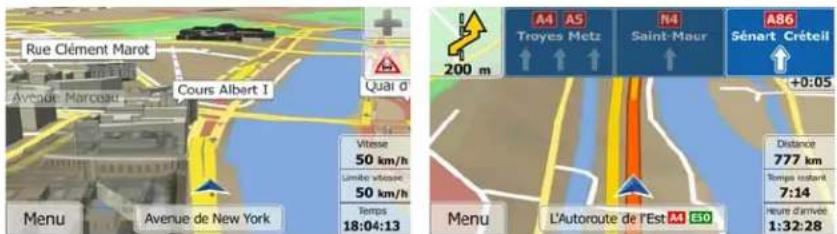 ZENEC ZENC3152 (Audi TT) - Naviguer sur la carte - 4