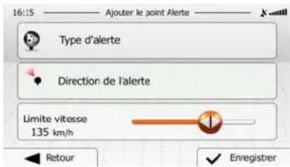 ZENEC ZENC3152 (Audi TT) - Enregistrer un lieu comme point d'alerte - 3