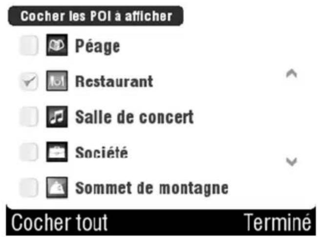 SILVERCREST PNAE3540T - Affichage/Masquage des POI - 1